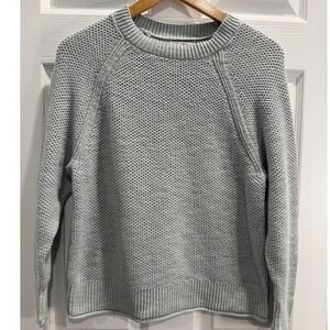SONOMA‎ Goods for Life Women's Light Blue Textured Knit Sweater Medium